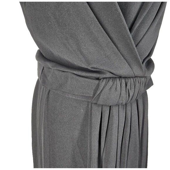 Piazza Sempione Little Black MIDI Dress Cap sleeves IT 48 - Picture 5 of 10